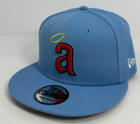 Anaheim Angels Snapback New Era Sky Cap Hat Grey UV