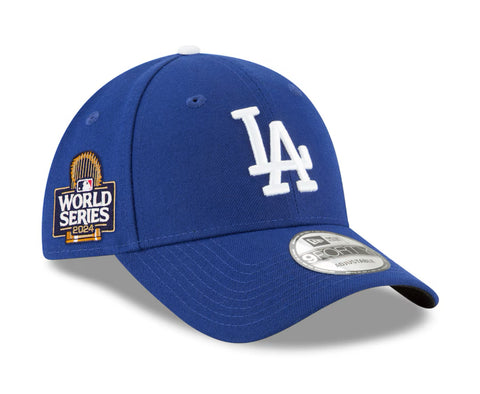 Los Angeles Dodgers Adjustable 9Forty New Era 2024 World Series Hat Blue