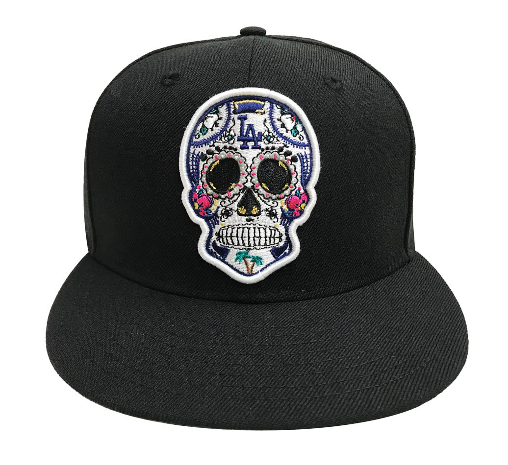 Dodgers Fitted New Era 59FIFTY White Day of the Dead Sugar Skull Cap H –  THE 4TH QUARTER