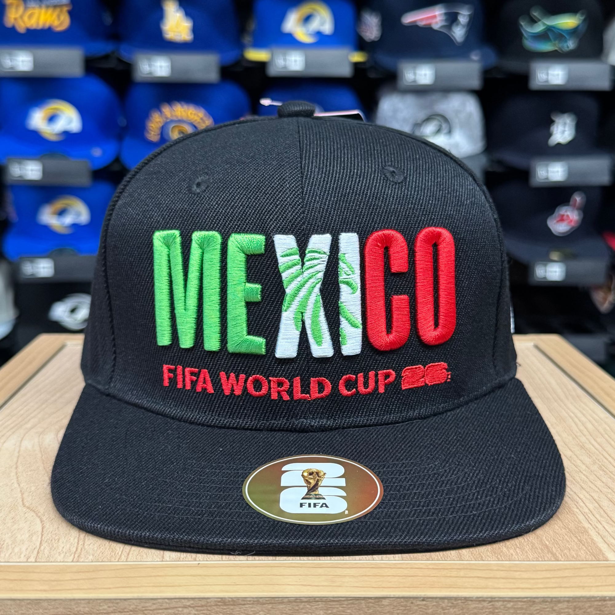 Mexico FIFA World Cup 2026 Snapback Hat Cap Black – THE 4TH QUARTER