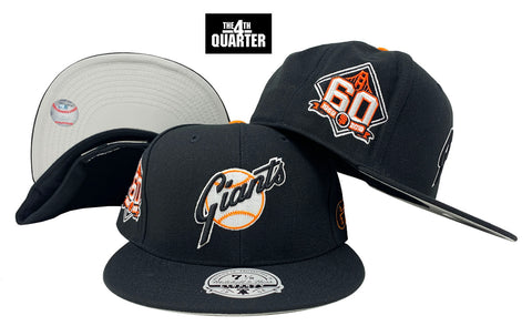 San Francisco Giants Mitchell & Ness Fitted Bases Loaded Coop Cap Hat Grey UV