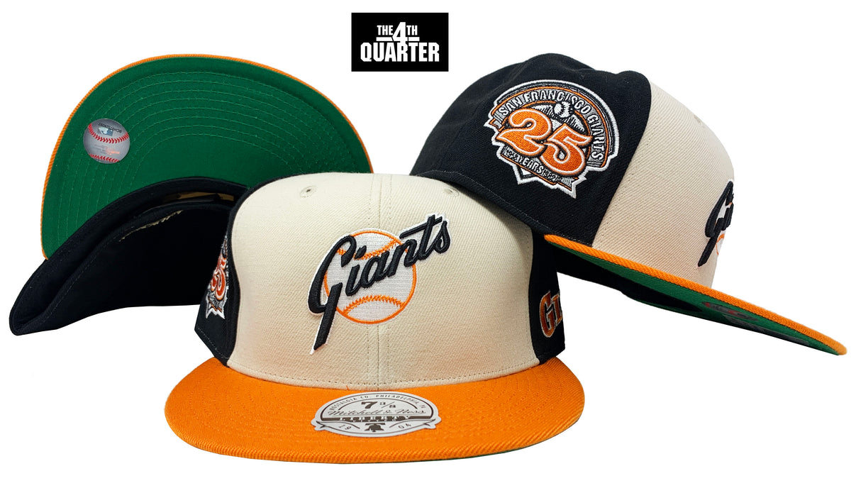 San Francisco Giants Mitchell & Ness Fitted Homefield Coop Cap Hat Gre