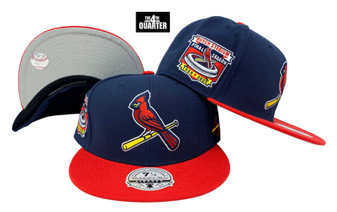 St. Louis Cardinals Mitchell & Ness Fitted Bases Loaded Coop Cap Hat Grey UV