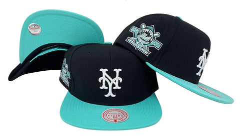 New York Mets Snapback Mitchell & Ness Hometown 2 Tone Coop Cap Hat