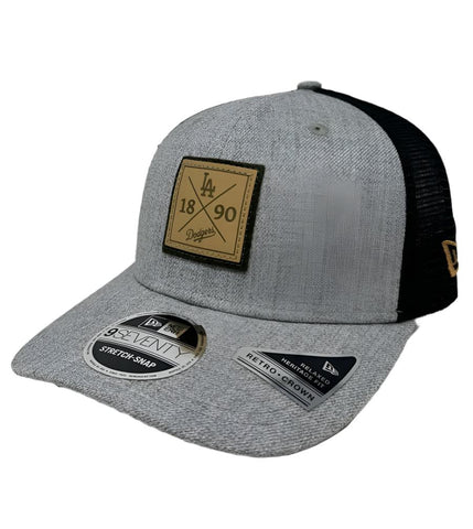 Los Angeles Dodgers Snapback New Era 9Seventy Heather Patch Stretch-Snap Cap Hat