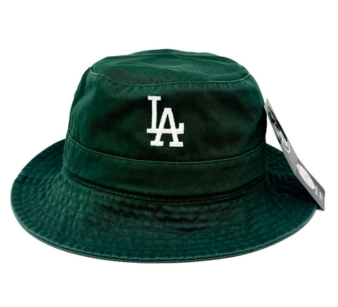 Los Angeles Dodgers 47 Brand Team Bucket Hat Dark Green