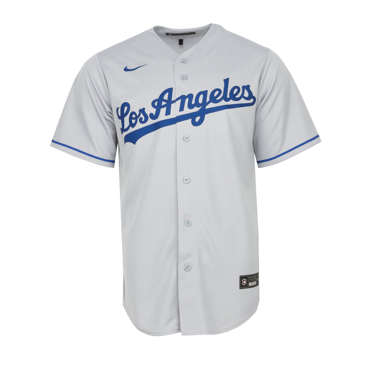 Los Angeles Dodgers Men's Grey Road Replica Jersey