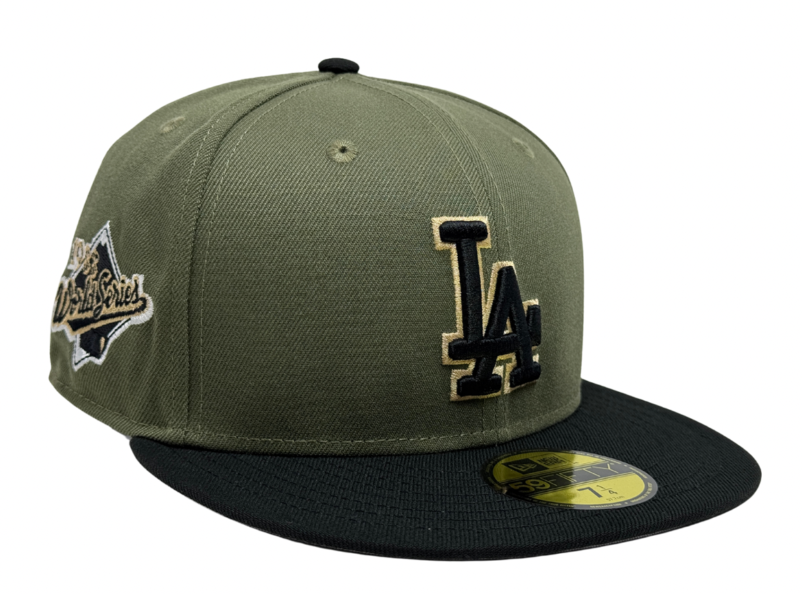 Los Angeles Dodgers Fitted New Era 59Fifty 88 World Series Olive Black