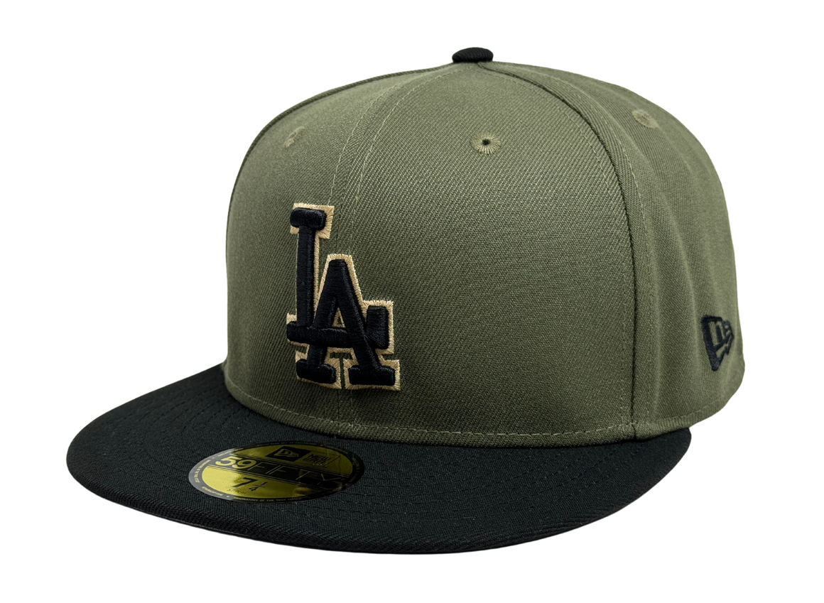 Los Angeles Dodgers Fitted New Era 59Fifty 88 World Series Olive Black
