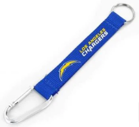 Los Angeles Chargers Keychain Carabiner Lanyard Powder Blue