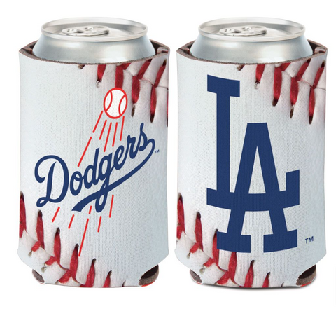 Los Angeles Dodgers Wincraft Can Cooler Holder Baseball White