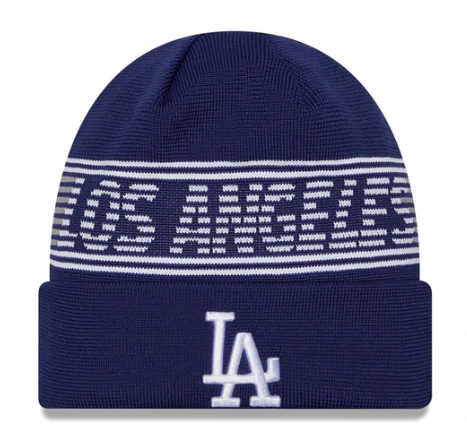 Los Angeles Dodgers Beanie New Era 2024 Clubhouse Sport Cuff Knit Blue Hat Cap