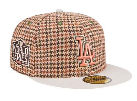 Los Angeles Dodgers Fitted New Era 59FIFTY Houndstooth Cap Hat