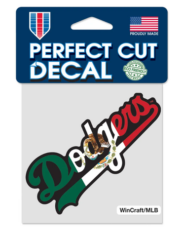 Los Angeles Dodgers 4x4 Perfect Cut Decal Mexico