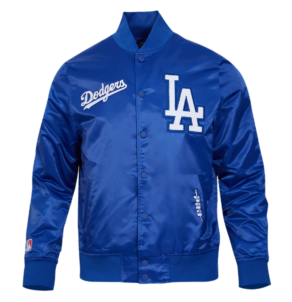 Dodgers サテンジャケット 青 Los Angeles Dodgers Jacket Pro Standard Souvenir Satin Full-Snap Blue