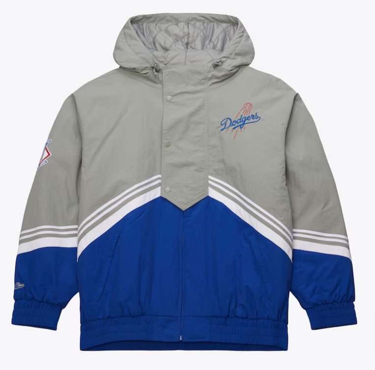 Los Angeles Dodgers Men's Jacket Mitchell & Ness Throw It Back Full-Zi