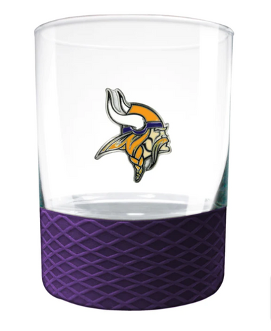 Minnesota Vikings 14oz. Whiskey Commissioner Rocks Glass