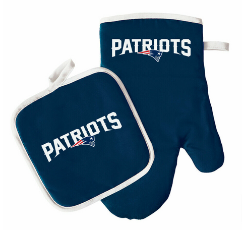 New England Patriots Oven Mitt and Pot Holder