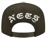 Brooklyn Nets Snapback 9Fifty New Era Back Letter Arch Cap Hat Black