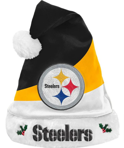 Pittsburgh Steelers NFL Santa Hat
