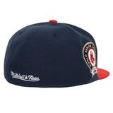 Boston Red Sox Mitchell & Ness Fitted Bases Loaded Coop Cap Hat Grey UV