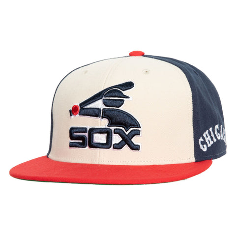 Chicago White Sox Mitchell & Ness Fitted Homefield Coop Cap Hat Green UV