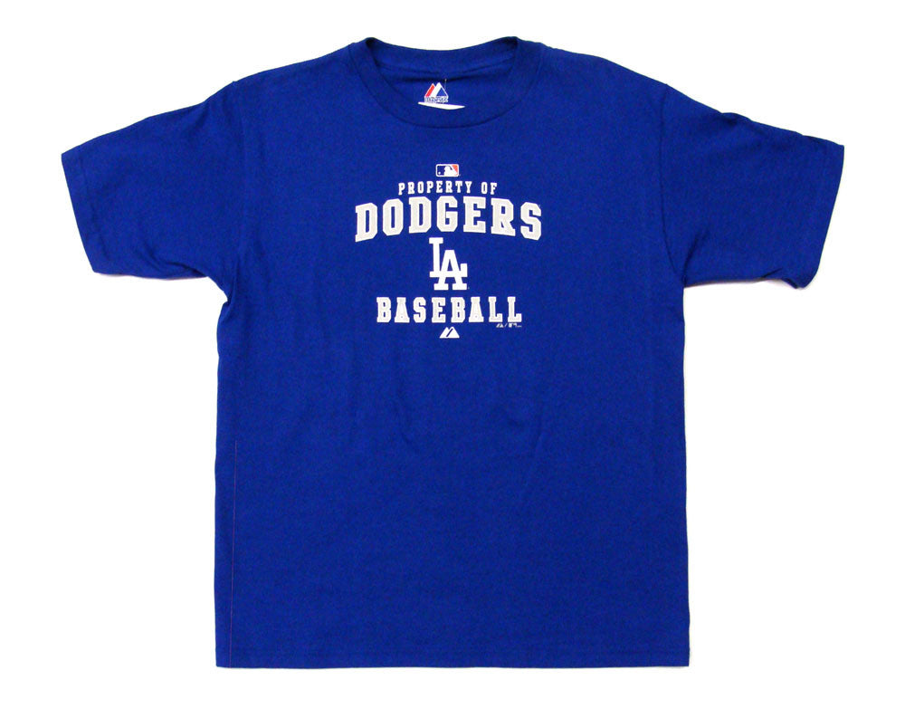 Los Angeles Dodgers Youth T-Shirt Majestic Property Of T-Shirt Blue – THE  4TH QUARTER