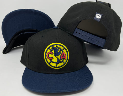 Club America Snapback Sk-93 Pro Brand Cap Hat Black Navy