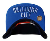 Oklahoma City Thunder Snapback Adidas Ghost Underbill Cap Hat Navy Blue - THE 4TH QUARTER