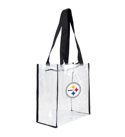 Pittsburgh Steelers Clear Square Stadium Tote Bag - THE 4TH QUARTER