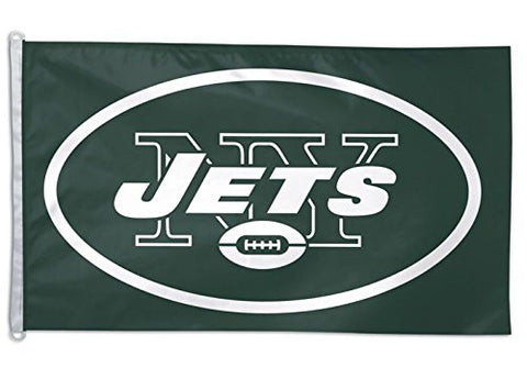 New York Jets Bar Home Decor 3' X 5' Flag Logo - THE 4TH QUARTER