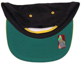 Southern Mississippi Golden Eagles Snapback Logo Retro Cap Hat Black Yellow - THE 4TH QUARTER