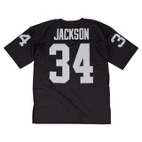 Los Angeles Raiders Mens Jersey Mitchell & Ness #34 Bo Jackson 1990 Authentic Black - THE 4TH QUARTER