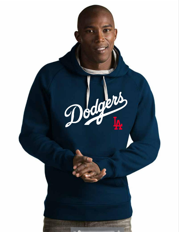 Los Angeles Dodgers Mens Sweatshirt Antigua Victory Pullover