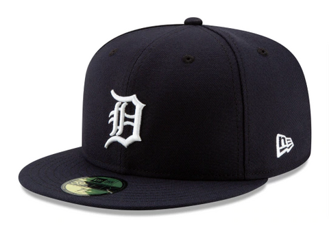 Detroit Tigers Fitted New Era 59Fifty Small Logo Navy Cap Hat