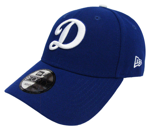 Los Angeles Dodgers Velcro Adjustable New Era 9Forty The League Velcro "D" Cap Hat Blue - THE 4TH QUARTER