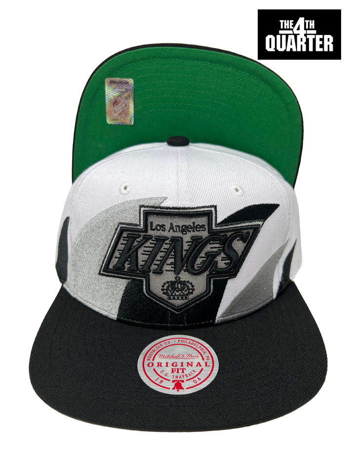 Los Angeles Kings Snapback Mitchell & Ness Sharktooth Cap Hat White Bl –  THE 4TH QUARTER