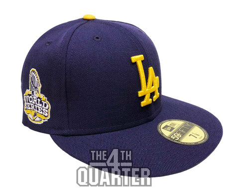 Los Angeles Dodgers Fitted New Era 59FIFTY World Series Trophy Purple Cap Hat