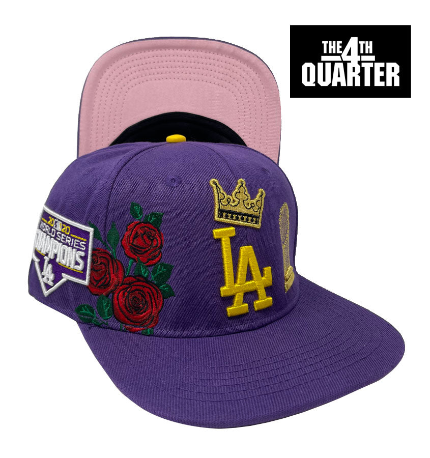 Lakers M&N Champ Wrap Pro Snapback Purpe - The Locker Room of Downey