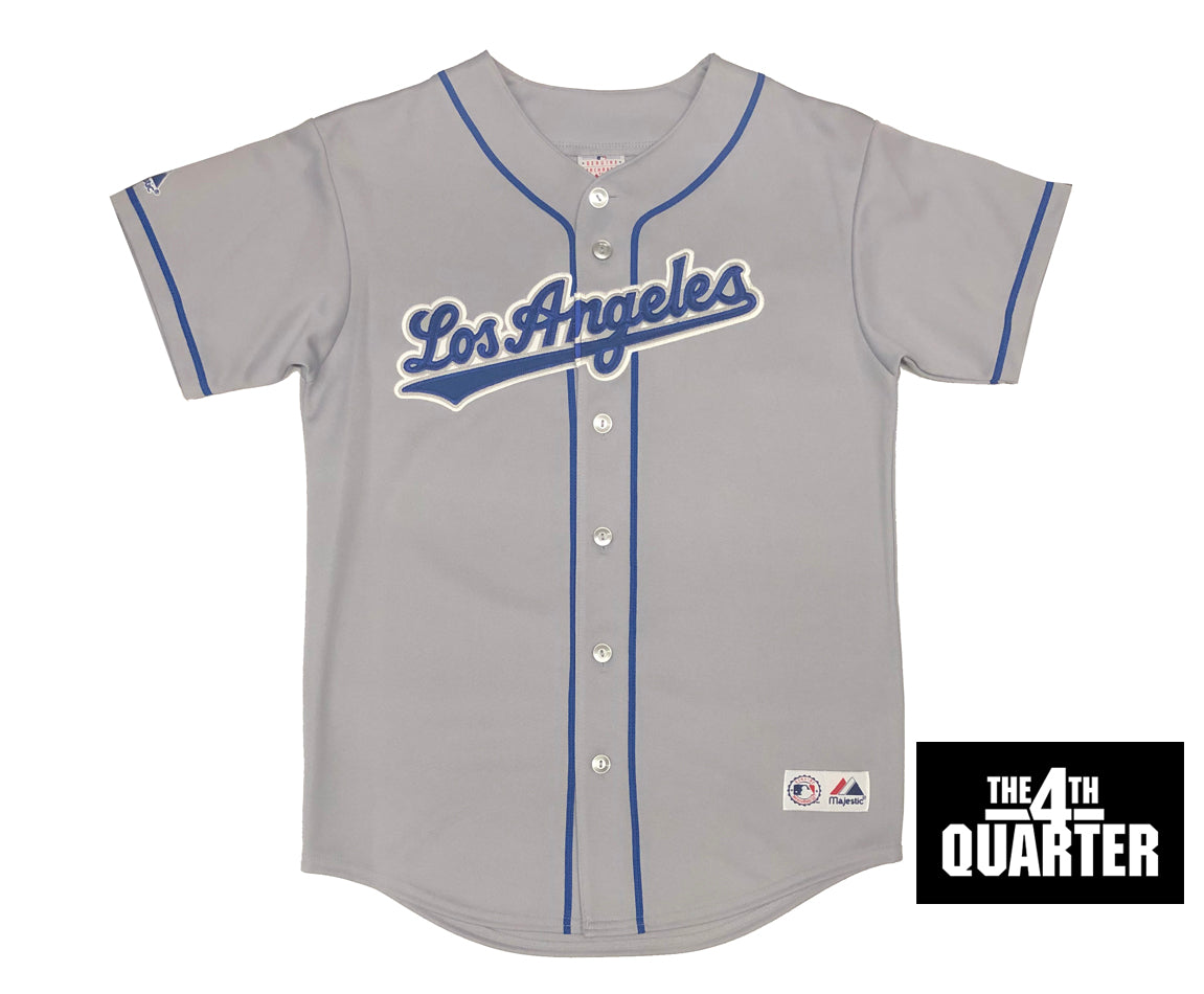 la dodgers jersey grey