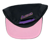 Arizona Diamondbacks Pro Standard Snapback 2001 WS Black Cap Hat Pink UV
