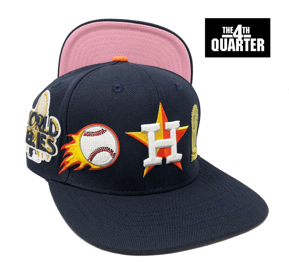Houston Astros Pro Standard Snapback 2017 WS Trophy Navy Cap Hat Pink – THE  4TH QUARTER