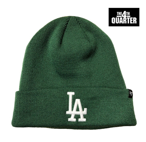 Los Angeles Dodgers Beanie Knit 47 Brand Fold Dark Green