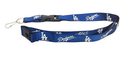 Los Angeles Dodgers Keychain Badge Lanyard Tickets Holder Blue - THE 4TH QUARTER