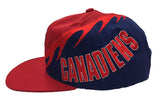 Montreal Canadiens Snapback Vintage Retro Cap Hat Red Blue - THE 4TH QUARTER