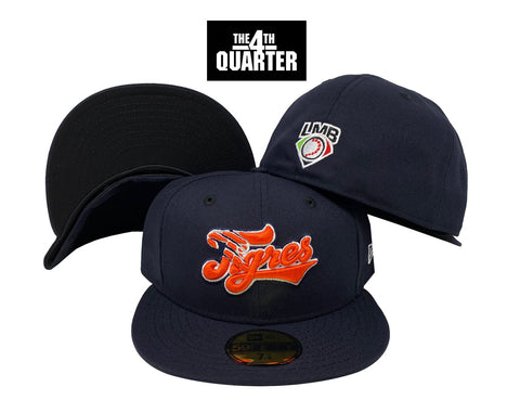 Tigres de Quintana Roo Cancun Fitted New Era 59Fifty LMB Navy Game Hat Cap