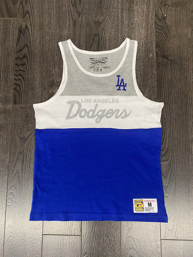 Los Angeles Dodgers Youth Mitchell & Ness Script Cotton Tank Top – THE 4TH  QUARTER
