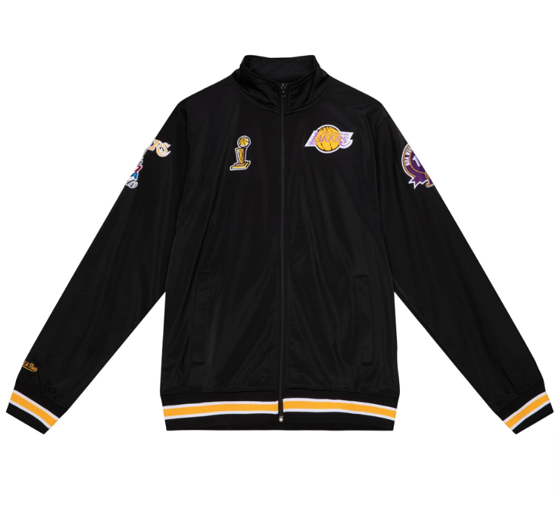 warriors track jacket