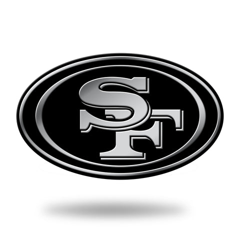 San Francisco 49ers Molded Chrome Auto Emblem