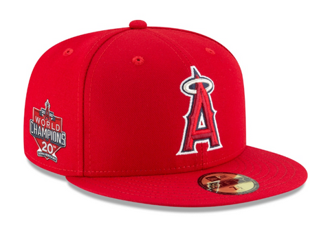 Anaheim Angels Fitted New Era 59Fifty 2002 World Champions 20th Anniversary Authentic Collection Cap Hat